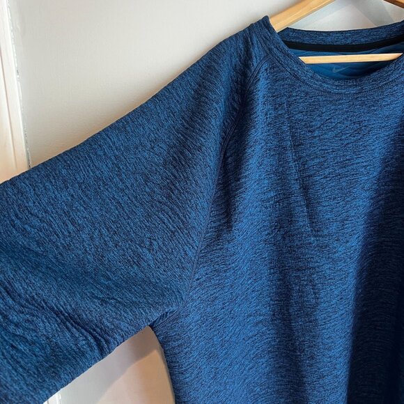 Nike Tour Men's Plus Dri-FIT Golf Crew Sweatshirt FD5835-410 Size 4XL Blue - Picture 2 of 10